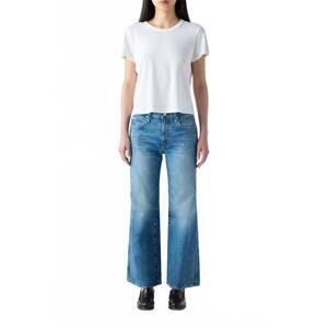 NEW AMO robbie mid rise relaxed jeans in charmed
